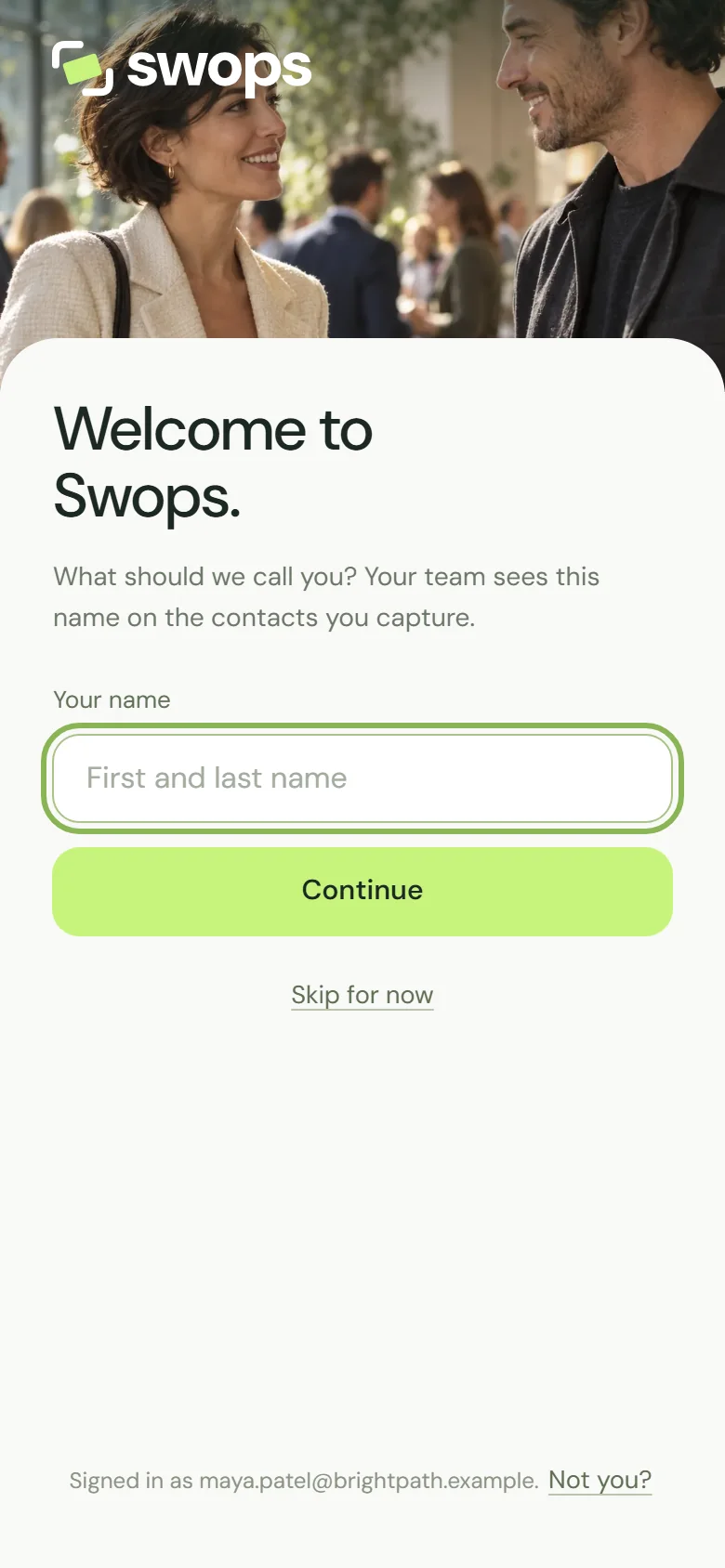 The name step